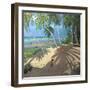 Palm Trees, Clovelly Beach, Barbados, 2013-Andrew Macara-Framed Giclee Print