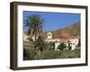 Palm Trees, Houses and Church at Betancuria, on Fuerteventura in the Canary Islands, Spain, Europe-Lightfoot Jeremy-Framed Photographic Print