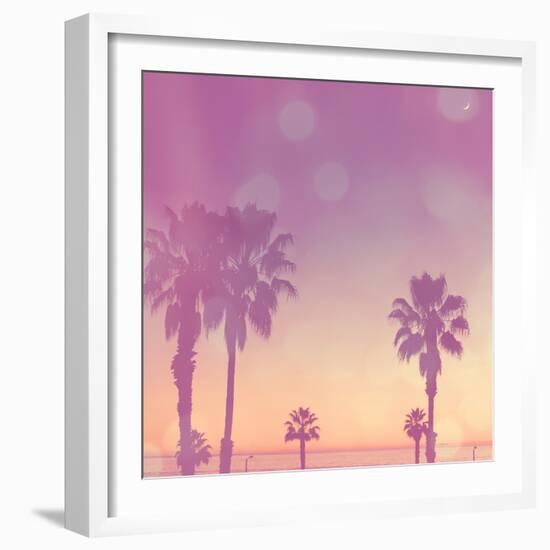 Palm Trees in California-Myan Soffia-Framed Photographic Print