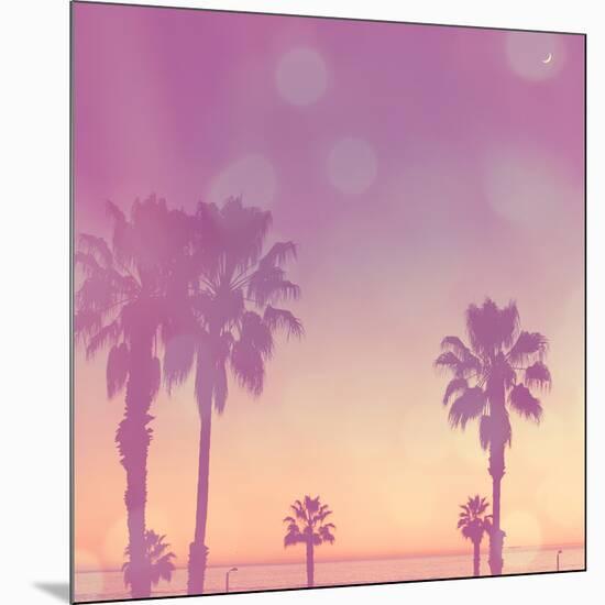 Palm Trees in California-Myan Soffia-Mounted Photographic Print