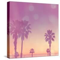 Palm Trees in California-Myan Soffia-Stretched Canvas