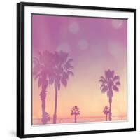 Palm Trees in California-Myan Soffia-Framed Photographic Print