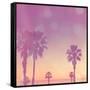 Palm Trees in California-Myan Soffia-Framed Stretched Canvas