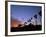 Palm Trees in Silhouette in Park on Bluff Overlooking the Pacific Ocean, Santa Barbara, California-Aaron McCoy-Framed Photographic Print