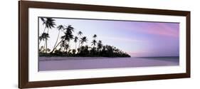 Palm Trees in Silhouette Near Bweju, Island of Zanzibar, Tanzania, East Africa, Africa-Lee Frost-Framed Photographic Print