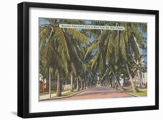 Palm Trees, Key West, Florida-null-Framed Art Print