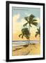 Palm Trees, Miami Beach, Florida-null-Framed Art Print