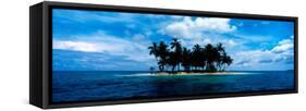 Palm Trees on an Island, San Blas Islands, Panama-null-Framed Stretched Canvas