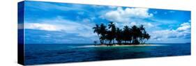 Palm Trees on an Island, San Blas Islands, Panama-null-Stretched Canvas