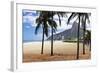 Palm Trees on Ipanema Beach-George Oze-Framed Photographic Print