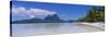 Palm Trees on the Beach, Bora Bora, French Polynesia-null-Stretched Canvas