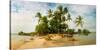 Palm Trees on the Beach in Morro De Sao Paulo, Tinhare, Cairu, Bahia, Brazil-null-Stretched Canvas