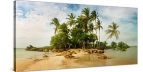 Palm Trees on the Beach in Morro De Sao Paulo, Tinhare, Cairu, Bahia, Brazil-null-Stretched Canvas