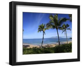 Palm Trees on the Beach, Maui, Hawaii, USA-null-Framed Photographic Print