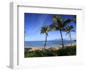 Palm Trees on the Beach, Maui, Hawaii, USA-null-Framed Photographic Print