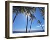 Palm Trees on Tropical Beach, Bali, Indonesia, Southeast Asia, Asia-Sakis Papadopoulos-Framed Photographic Print
