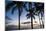 Palm Trees on Waikiki Beach, Oahu, Hawaii, United States of America, Pacific-Michael-Mounted Photographic Print