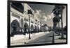 Palm trees outside buildings, Tala Harbor Development Marina, Aqaba, Jordan-null-Framed Photographic Print