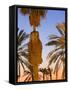 Palm Trees Outside the Old City Walls at Sunset, Jerusalem, Israel, Middle East-Gavin Hellier-Framed Stretched Canvas