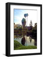 Palm Trees over Canal-Jack Heinz-Framed Giclee Print