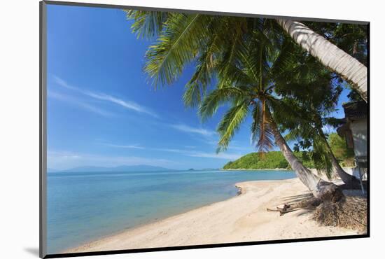 Palm Trees Overhanging Bangrak Beach, Koh Samui, Thailand, Southeast Asia, Asia-Lee Frost-Mounted Photographic Print