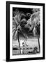 Palm Trees overlooking Downtown Miami - Florida-Philippe Hugonnard-Framed Photographic Print