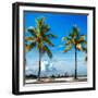 Palm Trees overlooking Downtown Miami - Florida-Philippe Hugonnard-Framed Photographic Print