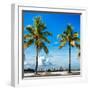 Palm Trees overlooking Downtown Miami - Florida-Philippe Hugonnard-Framed Photographic Print