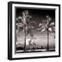 Palm Trees overlooking Downtown Miami - Florida-Philippe Hugonnard-Framed Photographic Print