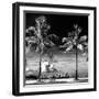 Palm Trees overlooking Downtown Miami - Florida-Philippe Hugonnard-Framed Photographic Print