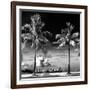 Palm Trees overlooking Downtown Miami - Florida-Philippe Hugonnard-Framed Photographic Print