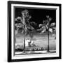 Palm Trees overlooking Downtown Miami - Florida-Philippe Hugonnard-Framed Photographic Print