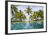 Palm Trees Reflect In The Pool At The Four Seasons Bora Bora-Karine Aigner-Framed Photographic Print