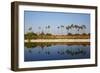 Palm Trees Reflected in the Moat of the Fortified Palace-Tuul-Framed Photographic Print