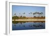 Palm Trees Reflected in the Moat of the Fortified Palace-Tuul-Framed Photographic Print