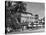 Palm Trees Surrounding the Raffles Hotel-Carl Mydans-Stretched Canvas