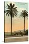 Palm Trees, Ventura-null-Stretched Canvas
