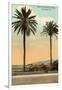 Palm Trees, Ventura-null-Framed Art Print