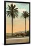 Palm Trees, Ventura-null-Framed Art Print