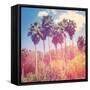 Palm Trees-melking-Framed Stretched Canvas