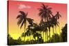 Palm Trees-Mark Ashkenazi-Stretched Canvas