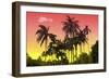 Palm Trees-Mark Ashkenazi-Framed Premium Giclee Print