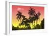 Palm Trees-Mark Ashkenazi-Framed Premium Giclee Print
