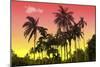 Palm Trees-Mark Ashkenazi-Mounted Premium Giclee Print