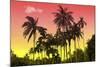 Palm Trees-Mark Ashkenazi-Mounted Giclee Print