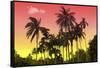 Palm Trees-Mark Ashkenazi-Framed Stretched Canvas