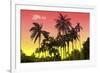 Palm Trees-Mark Ashkenazi-Framed Giclee Print