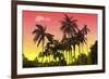 Palm Trees-Mark Ashkenazi-Framed Giclee Print