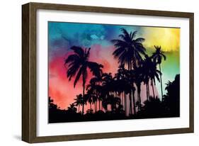 Palm Trees-Mark Ashkenazi-Framed Giclee Print