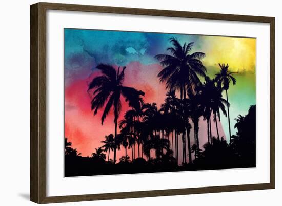 Palm Trees-Mark Ashkenazi-Framed Giclee Print